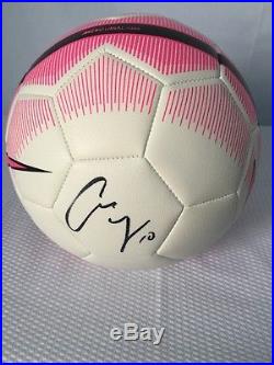 Carli Lloyd US Womens Signed-Autographed. Nike Soccer Ball