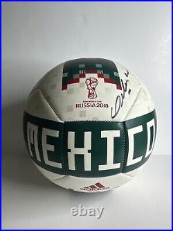 Carlos Vela Signed Adidas Mexico Soccer Ball Size 5 PSA AE82852