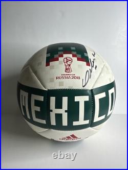 Carlos Vela Signed Adidas Mexico Soccer Ball Size 5 PSA AE82852