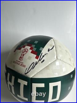 Carlos Vela Signed Adidas Mexico Soccer Ball Size 5 PSA AE82852