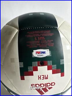 Carlos Vela Signed Adidas Mexico Soccer Ball Size 5 PSA AE82852