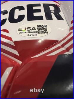 Cavan Sullivan Manchester City Signed USA Flattened Soccer Ball Jsa Coa