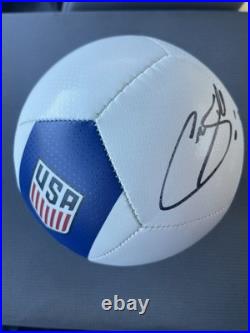 Cavan Sullivan USA Phenom Manchester City Autographed Mini Soccer Ball Union Phi