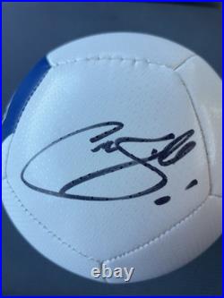 Cavan Sullivan USA Phenom Manchester City Autographed Mini Soccer Ball Union Phi
