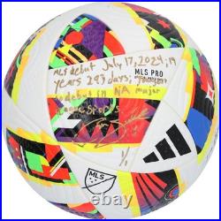 Cavan Sullivan Union Signed 2024 Authentic Soccer Ball withInscs Gold LE #1/1 Cavan Sullivan Union Signed 2024 Authentic Soccer Ball withInscs Gold LE #1/1