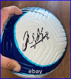 César Azpilicueta signed Chelsea Soccer Ball Exact Proof