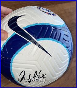 César Azpilicueta signed Chelsea Soccer Ball Exact Proof