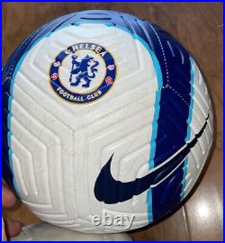 César Azpilicueta signed Chelsea Soccer Ball Exact Proof