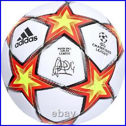 Cesc Fabregas Arsenal FC Autographed UEFA Champions League Soccer Ball Icons