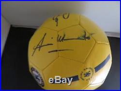 Chelsea Fc Team Signed Soccer Ball Coa Autograph Willian Oliver Giroud