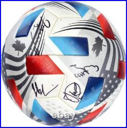 Chicago Fire FC Signed Match-Used Soccer Ball 2021 MLS Season with18 Signatures
