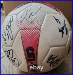 Chicago Fire Mens Team Signed Soccer Ball Nike Autographed CHI-Town