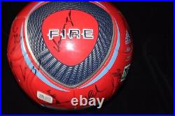 Chicago Fire Signed 2010 MLS Soccer Ball Team Signed 22 Signatures