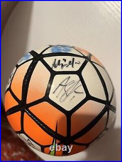 Chicago Red Stars NWSL Autographed Nike ball US Soccer Olympic USWNT Players