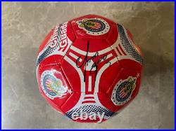 Chivas Del Guadalajara Omar Bravo Signed Soccer Ball Futbol Mexico
