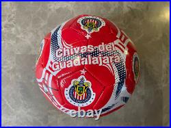 Chivas Del Guadalajara Omar Bravo Signed Soccer Ball Futbol Mexico