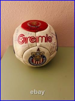 Chivas Guadalajara Soccer Ball Signed by Benjamín Galindo, Omar Arellano & More Chivas Guadalajara Soccer Ball Signed by Benjamín Galindo, Omar Arellano & More