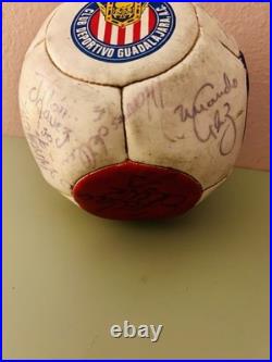 Chivas Guadalajara Soccer Ball Signed by Benjamín Galindo, Omar Arellano & More Chivas Guadalajara Soccer Ball Signed by Benjamín Galindo, Omar Arellano & More