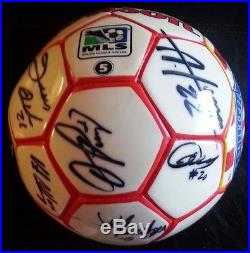 Chivas USA Soccer Team Ball Futbol Autographed Ramon Ramirez Paco Palencia