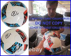 Chris Wondolowski San Jose Earthquakes signed Soccer ball proof COA autographed