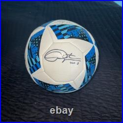 Christe Rampone Signed Soccer Ball