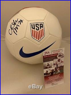 Christen Press USA Womens Soccer signed Team USA Soccer Ball autographed JSA