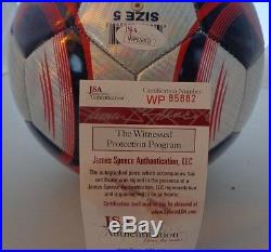 Christen Press signed Team USA Soccer Ball autographed JSA Witnessed
