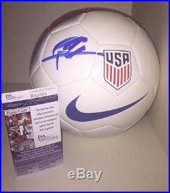 Christian Pulisic Signed Autograph USA Soccer Ball Usmnt Jsa COA America