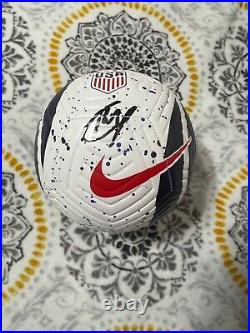 Christian Pulisic Signed/Autographed Nike Team USA Soccer Ball Beckett