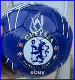 Christian Pulisic Signed Chelsea soccer ball With Proof