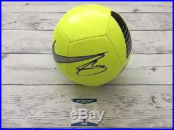 Christian Pulisic Signed NIKE Soccer Ball Beckett BAS USA Borussia Dortmund b