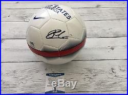 Christian Pulisic Signed NIKE Team USA U. S. A Soccer Ball Beckett BAS COA a