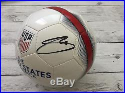 Christian Pulisic Signed NIKE Team USA U. S. A Soccer Ball Beckett BAS COA b