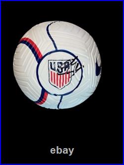 Christian Pulisic Signed Nike USA Soccer Ball Auto Jsa Team USA Ac Milan 2 Christian Pulisic Signed Nike USA Soccer Ball Auto Jsa Team USA Ac Milan 2