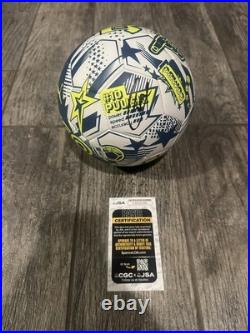 Christian Pulisic Signed Soccer Ball Jsa Coa Autographed Puma USA Ac Milan