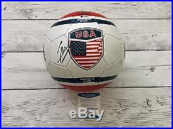 Christian Pulisic Signed Team USA U. S. A Soccer Ball Beckett BAS COA b