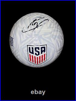 Christian Pulisic Signed USA Soccer Ball Auto Jsa Rare World Cup Chelsea 2