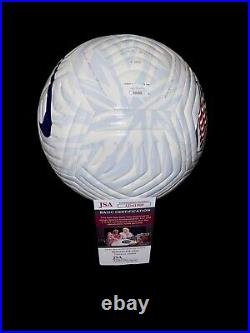 Christian Pulisic Signed USA Soccer Ball Auto Jsa Rare World Cup Chelsea 3