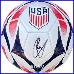 Christian Pulisic Signed USA Soccer Ball Autograph Team Captain B Beckett Coa