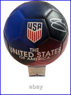 Christian Pulisic Signed USA Soccer Ball Beckett Bas Coa B56608 Umnt World Cup