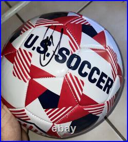 Christian Pulisic Signed USA soccer ball With Proof