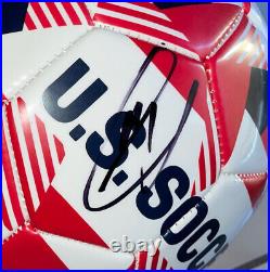 Christian Pulisic Signed USA soccer ball With Proof