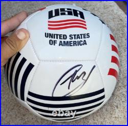Christian Pulisic Signed USA soccer ball With Proof