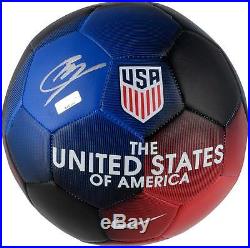 Christian Pulisic USA Autographed Nike Prestige Soccer Ball Panini Authentic