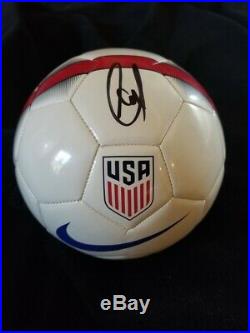Christian Pulisic signed USMNT Nike USA Soccer Ball Chelsea JSA V31228