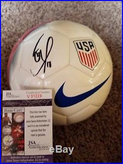 Christian Pulisic signed USMNT Nike USA Soccer Ball JSA V31229