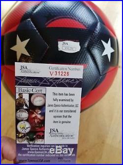 Christian Pulisic signed autographed Nike USA Soccer Ball JSA V31226