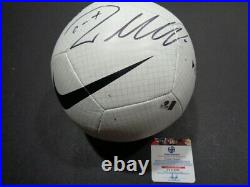 Christiano Ronaldo Juventas F. C. Autographed Nike Pitch White Soccer Ball withGA c