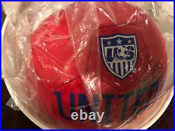 Christie Rampone Autographed USA Nike Soccer Ball WC W-COA Come W Bowl & Frame