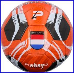 Clarence Seedorf Netherlands National Teal Autographed Team Soccer Ball